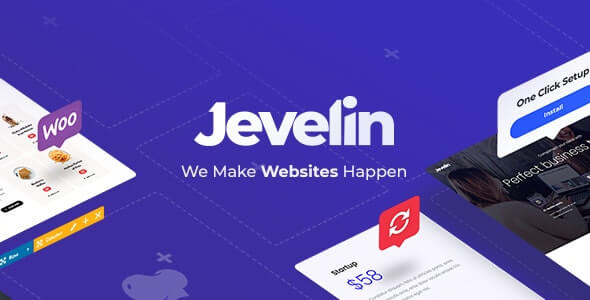Jevelin WordPress theme